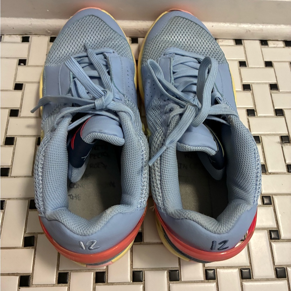 Nike Athletic Shoes - Light Blue and Yellow - Picture 5 of 5